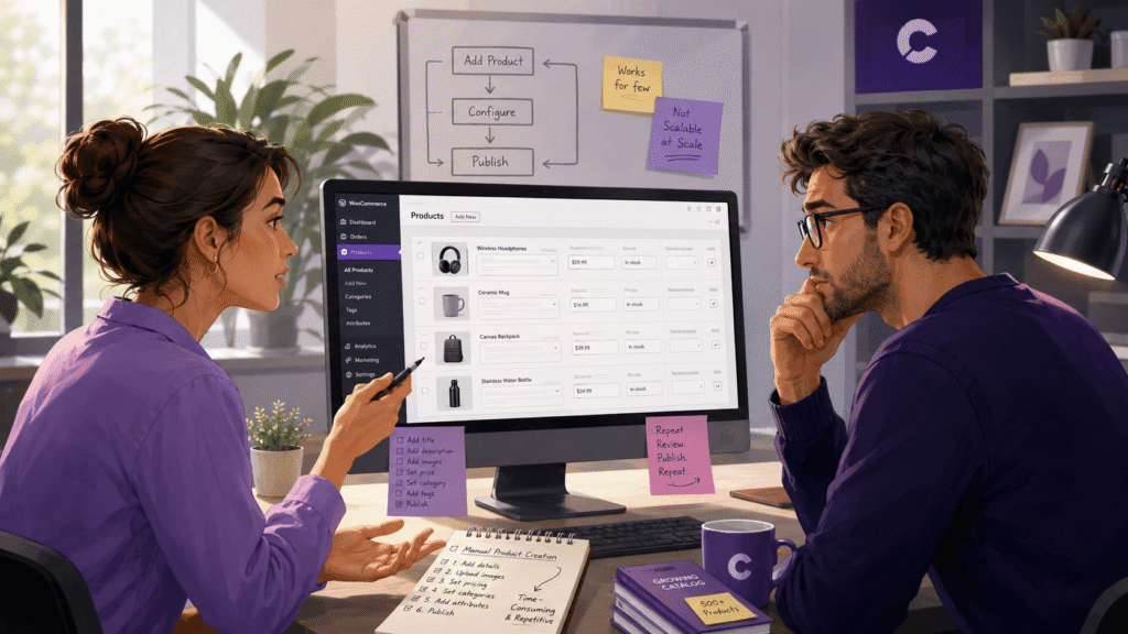 create WooCommerce products in bulk with AI