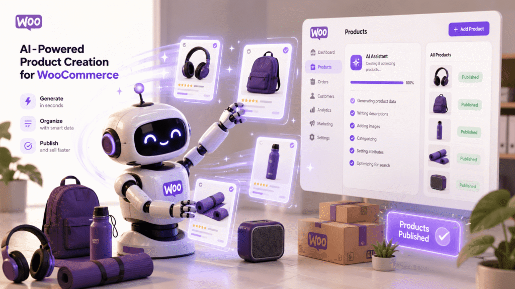 create WooCommerce products in bulk with AI